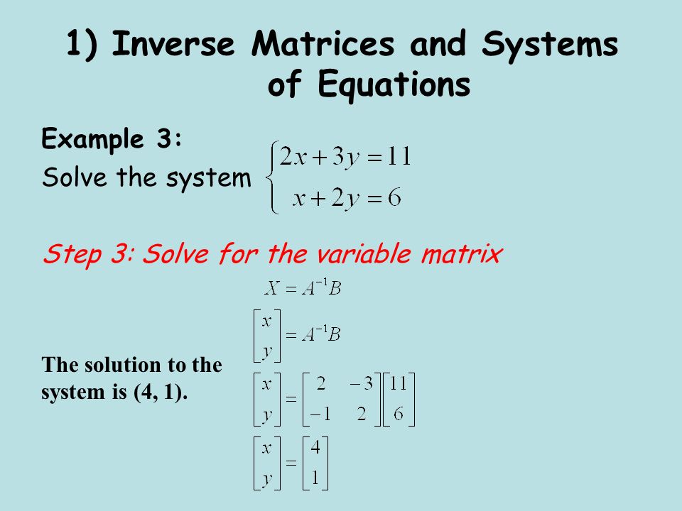 Solving systems of equations in three variables